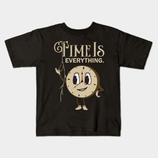 Time Is Everything X - Miss Minutes Kids T-Shirt